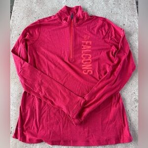 Nike Red Falcons Women's DriFit Quarter Zip